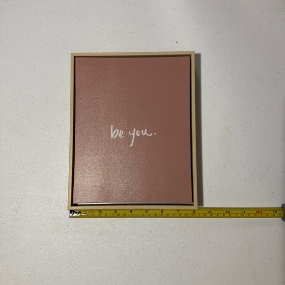 “Be You” framed canvas print - Picture 4 of 4
